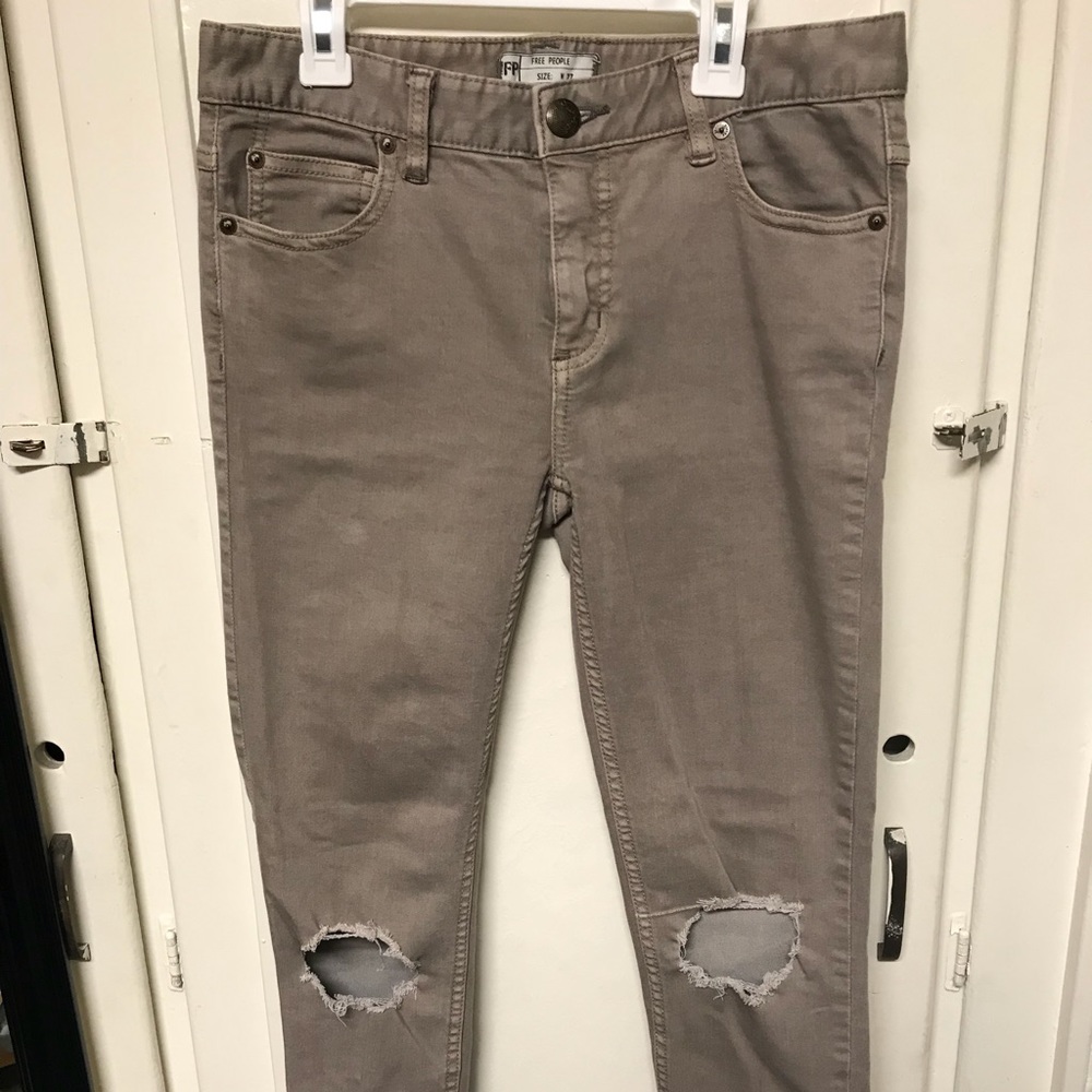 Tan Free People pants